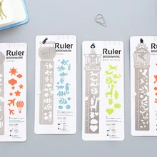 Креативная полая линейка металлическая Закладка Bookmarks для книг macker бумага творческие продукты Канцтовары офисный школьный поставка