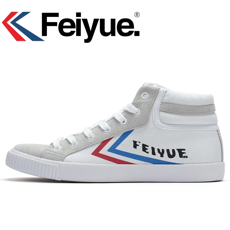 Günstige Feiyue schuhe Original neue Hohe Ritter Turnschuhe Klassische Schuhe kampfkunst Taichi Taekwondo Weiche bequeme schuhe