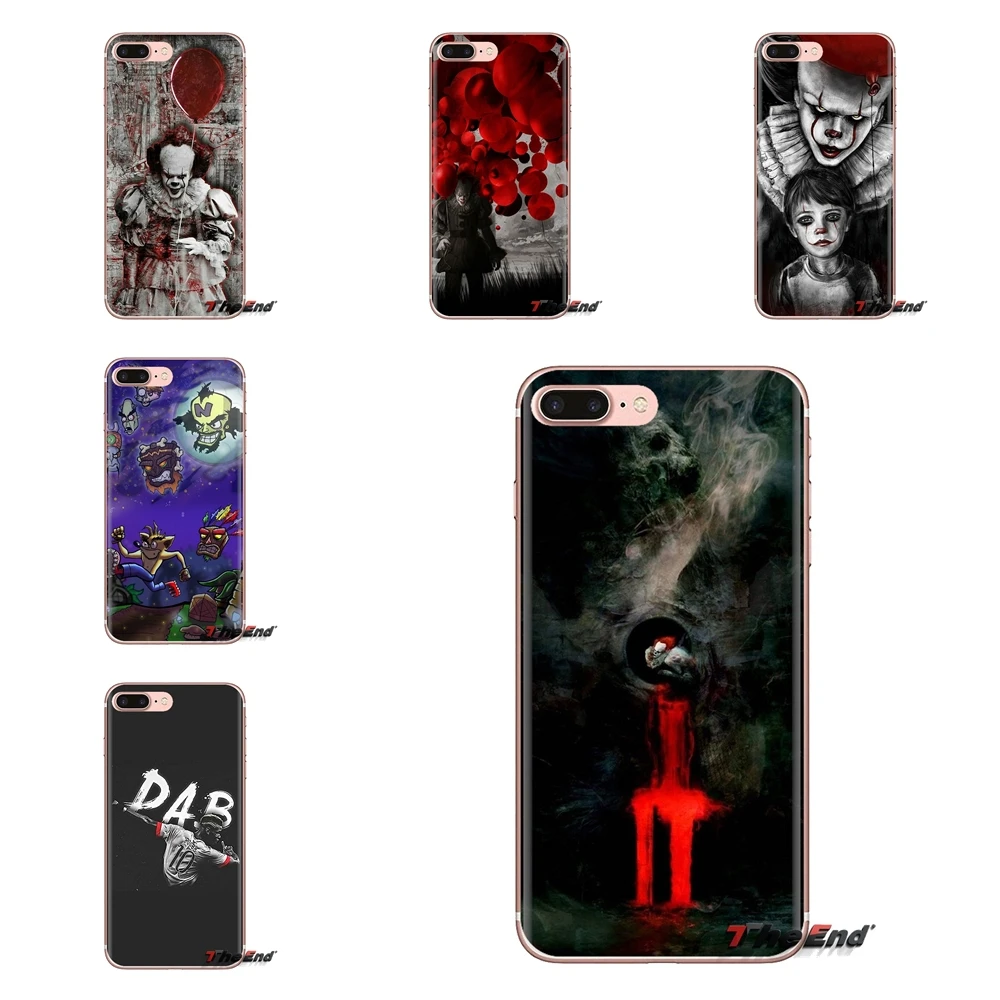 Пляжные Чехлы для телефона It Pennywise Paul Pogba Crash Sony Xperia Z Z1 Z2 Z3 Z5 compact M2 M4 M5 C4 E3 T3 XA Huawei Mate 7