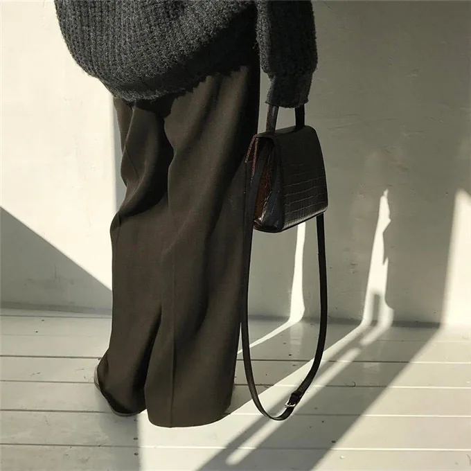 Солнечная пляжная женская сумка, Корейская сумка из искусственной кожи аллигатора, сумки через плечо, винтажные женские сумки, японская модная сумка, маленькие сумки-мессенджеры