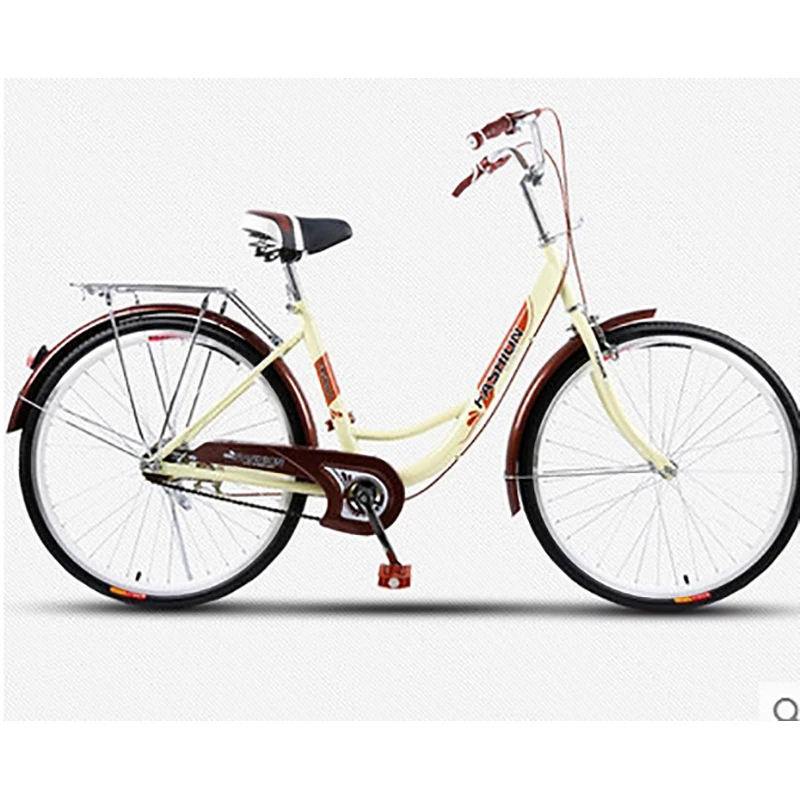 Discount Free Shipping high quality carbon steel material  24 inch Female student retro commuter Producers tourism bike 2