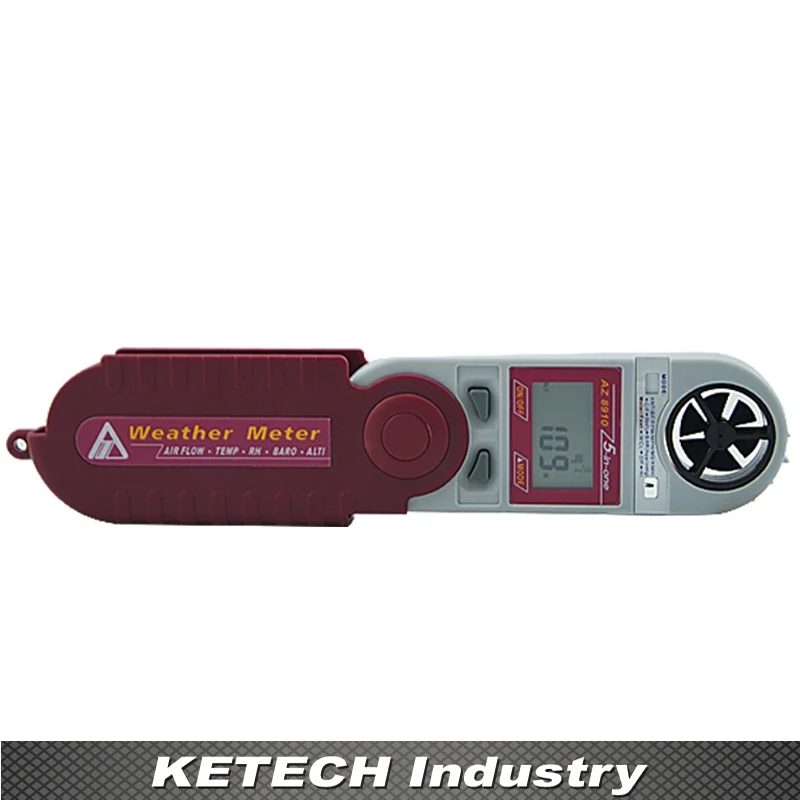 

AZ-8910 Anemometer Weather Instrument / Temperature And Humidity Meter / Atmospheric Pressure Tester/ Detector Altitude