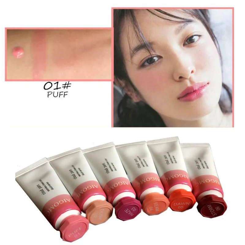 

Natural Blush Liquid Blusher Sleek Silky Cloud paints Blush Long Lasting Natural Cheek Blush Brighten Peach Pink Face Maquiagem