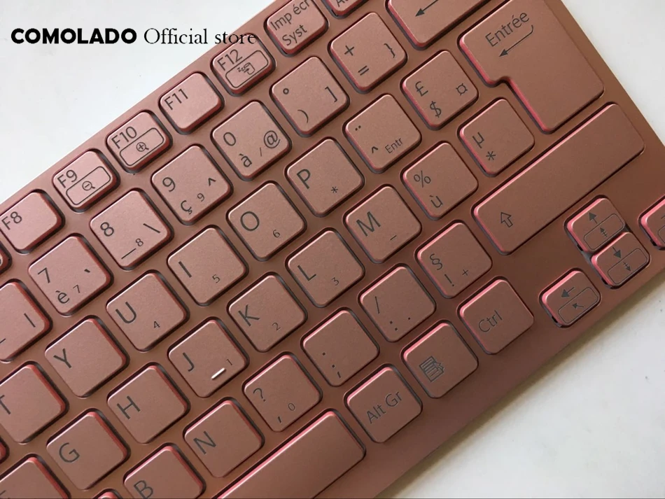 FR French keyboard For Sony VAIO SVE 14 SVE14 SVS14 SVE14A pink  with backlit keyboard  FR Layout (2)