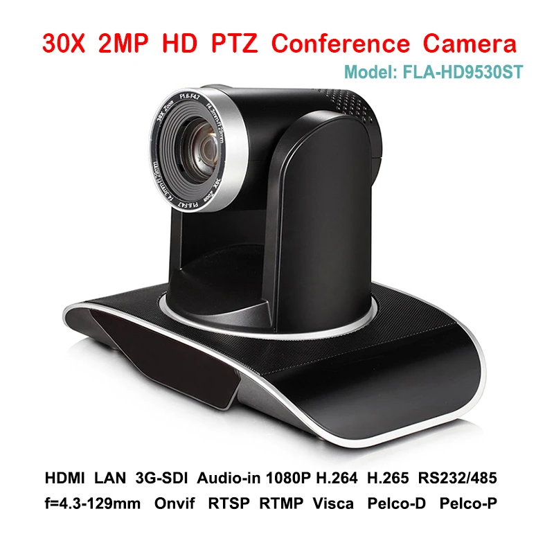 2MP 30X оптический зум P 1080 P 60fps PTZ вещательная камера 1080 P 3G-SDI IP DVI для видео аудио систем связи