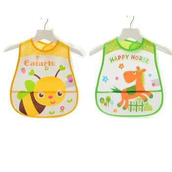 

2pcs/Set Waterproof Baby Bibs Lots Models Gown Robe Overall Infant Burp Cloths Toddler Scarf Feeding Smock Frock Bib 0-3 Years