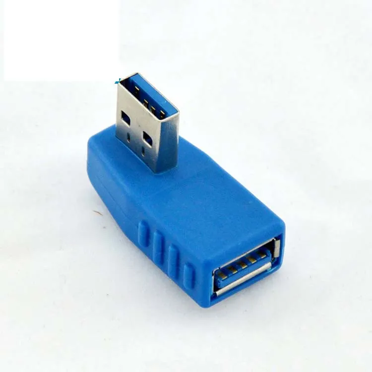 10 قطعة usb3.0 نوع-A الذكور إلى الإناث تمديد كابل 90 درجة زاوية الحق محول