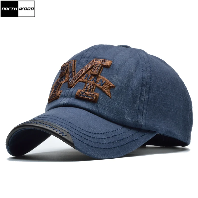 [NORTHWOOD] модная бейсбольная кепка с буквой M для мужчин и женщин Кепка Snapback