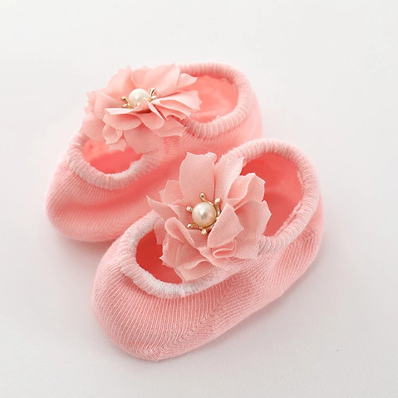 BalleenShiny 3 Pairs Bowknot Socks Baby Girls Princess Lace Flower Short Socks Child Kids Soft Cotton For Gift Hot Sale