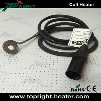 

ID6mm OD29mm enail/dnail electronic nail hot runner coil heater for flat coil heater