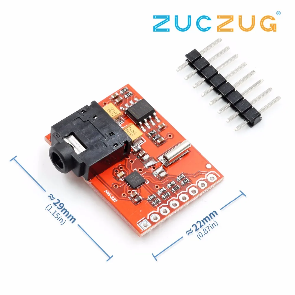 Si4703 FM Tuner Evaluation Board radio tuner board
