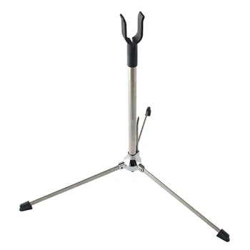 

New Aluminum Alloy Bow Stand 36x6x6cm in Sliver Bow Accessories for Recurve Bow Archery Hunting Shooting