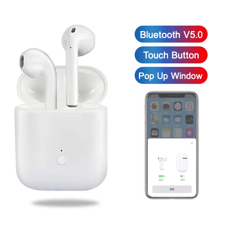

LK-TE9 TWS Bluetooth Earphone 5.0 W1 chip1:1 For Gaming Touch control Wireless 5.0 earphone Pk i12 i10 tws Xiaomi Airdots pro