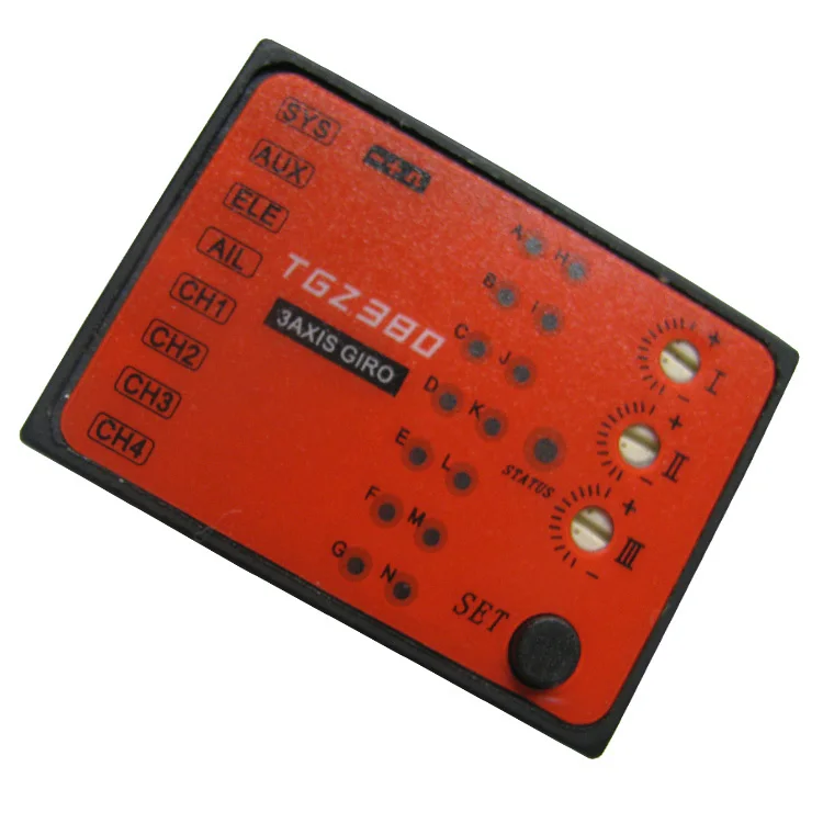 

1PCS 3 Axis Gyro Flybarless System Three Axis Gyroscope Stability System PPM/PCM/2.4G Frequency for RC Helicopter Upgrade Parts