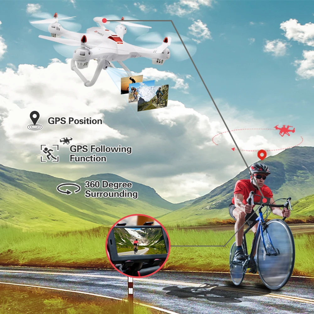 Global Drone X183 RC GPS Drone with Camera 4K 1080P Wide-Angle HD Professional WIFI FPV Quadcopter Helicopter VS SYMA X8 X8PRO