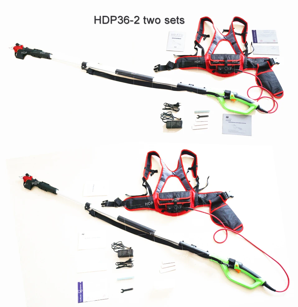 30 мм Длинный полюс Электрические садовые ножницы лучшие секаторы(CE сертификат кованые лезвия) HDP36-2