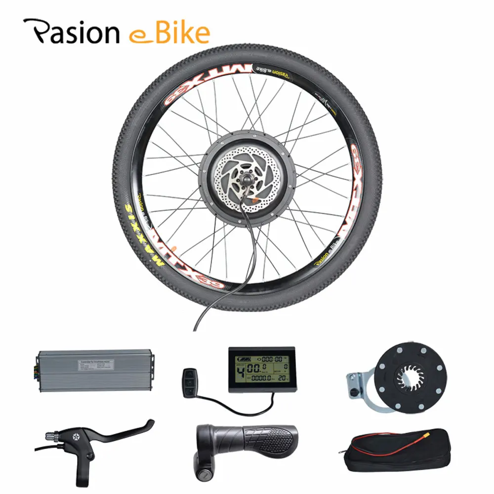 

PASION E BIKE 24 inch Mountain Bike Electric Bicycles LCD Disc Sensor Conversion Kit 48V 1500W Rear Wheel Motor Without Battery