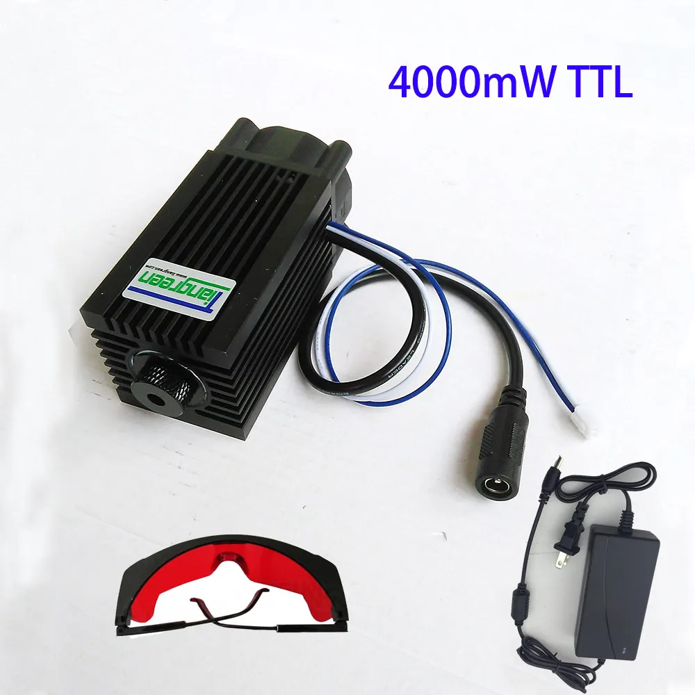 450nm 445nm 2500mW Blau Laser Dot Graviermaschine Lasermodul Cutter Engraving