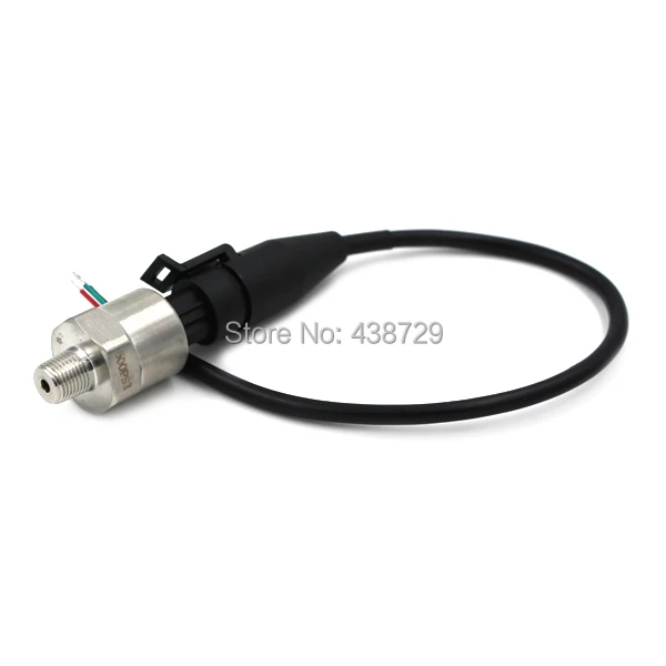 

500PSI Pressure Transducer Transmitter Output 4-20mA Gas Air Water 1/8" NPT With 30cm Cable Wire IP67 316 Stainless Steel Auto
