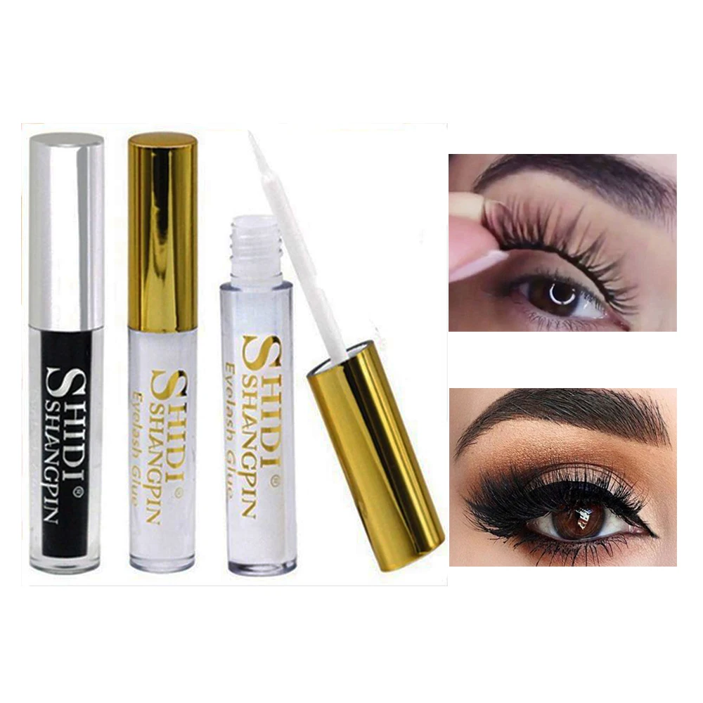 

1PC EyeLash Extensions Adhesives False Eyelash Glue Quick-Drying Waterproof Longlasting Eye Makeup Tool Black White Lashes Glue
