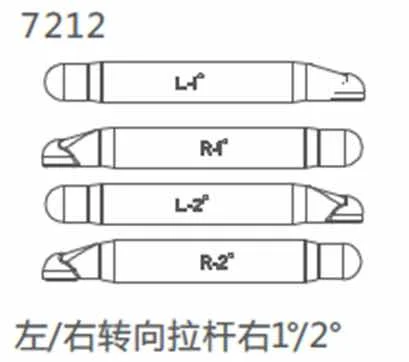 

ZD racing #10421-S left / right steering tie rod fitting group 7212