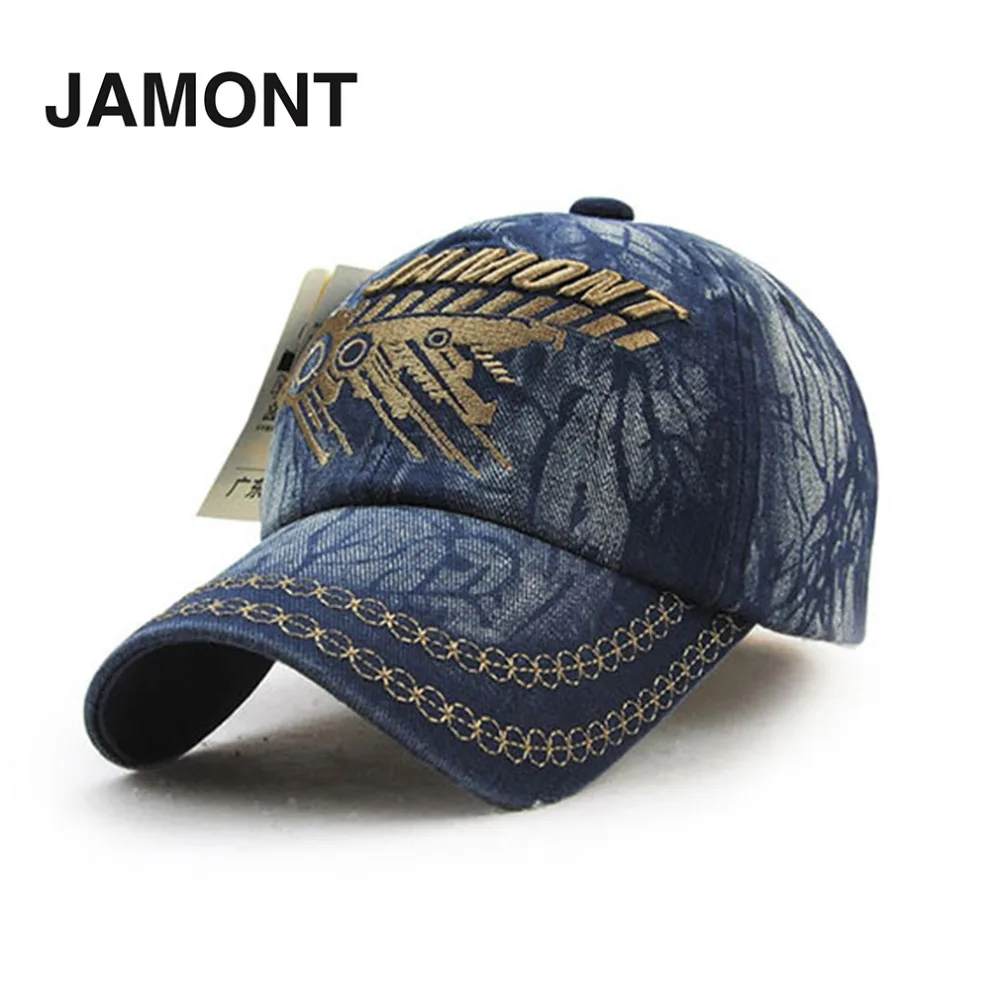 JAMONT Full Cotton Unisex Men Women Baseball Caps Trendy Letter