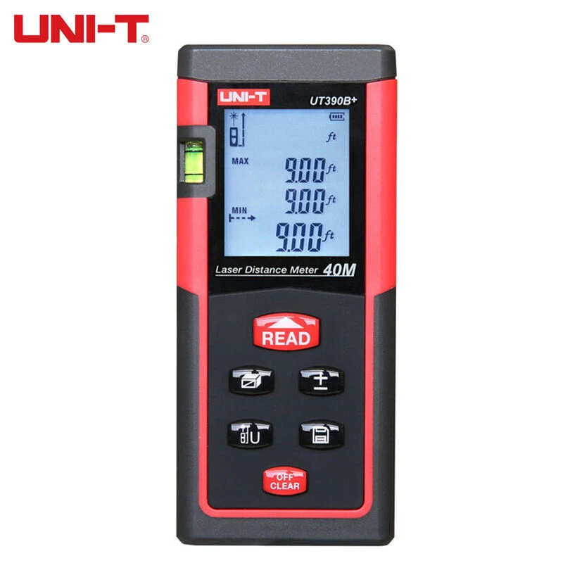 UNI T UT391+ Optical Laser Range finder Handheld area measure volume