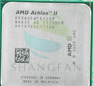AMD CPU Athlon X4 645 3GHz Quad-Core CPU Processor ADX645WFK42GM 95W Socket AM3 938pin
