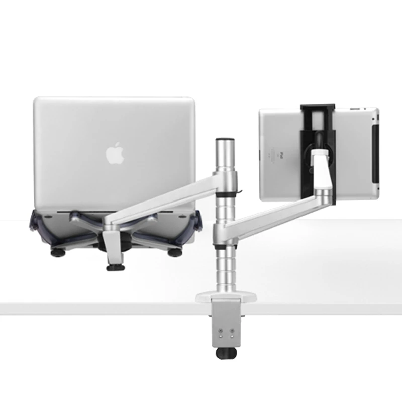 Universal 2 In 1 Two Arms Tablet Notebook Stand