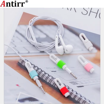

10pcs/lot Earphone Cable Protector Organizer Headphone Line Cord Protection Sleeves Cable Winder For iPhone 5s 6s 7 8 Mp3 Mp4