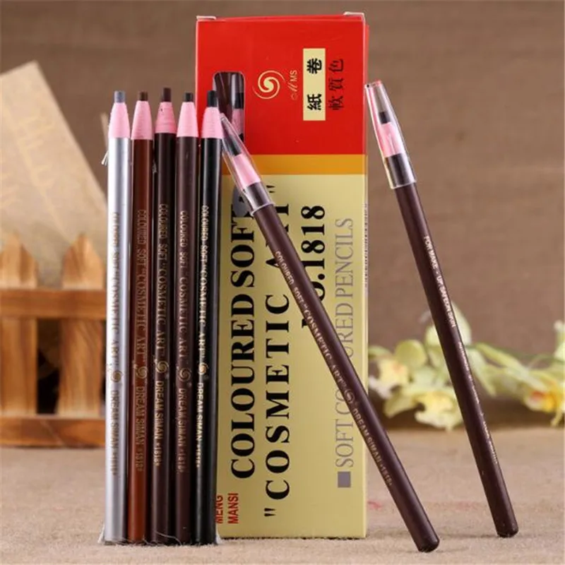 12Pcs Eyebrow Pencil Waterproof Eye Pen Natural Eyebrow Enhancer Beauty Cosmetics Make Up Tool 12Pcs Eyebrow Pencil Waterproof Eye Pen Natural Eyebrow Enhancer Beauty Cosmetics Make Up Tool