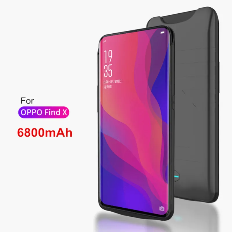 External Backup Power Case 6800mAh Ultra Thin Portable Power Bank Pack Battery Charger Case For OPPO Find X Battery Case External Backup Power Case 6800mAh Ultra Thin Portable Power Bank Pack Battery Charger Case For OPPO Find X Battery Case