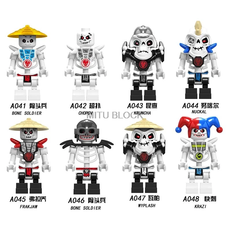 

Single Sale ing Bone Soldier Frakjaw Garmadon Weapon Skeleton Army Building Blocks Toy ings