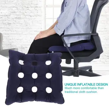 

Portable Thick Inflatable Seat Cushion Comfortable Chair Cushion for Elderly