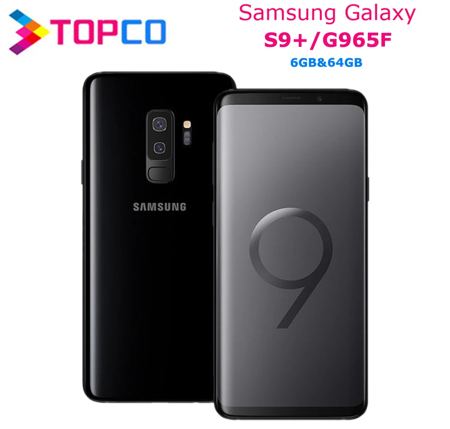 Samsung Galaxy S9+ S9 Plus G965F 4G LTE Android мобильный телефон Восьмиядерный 6," двойной 12 МП и 8 Мп ram 6 ГБ rom 64G Exynos NFC