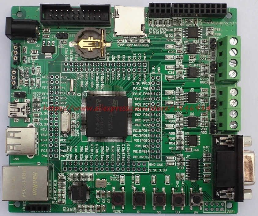 STM32F407 development board (enhanced) / Ethernet /CAN/485/RFID/