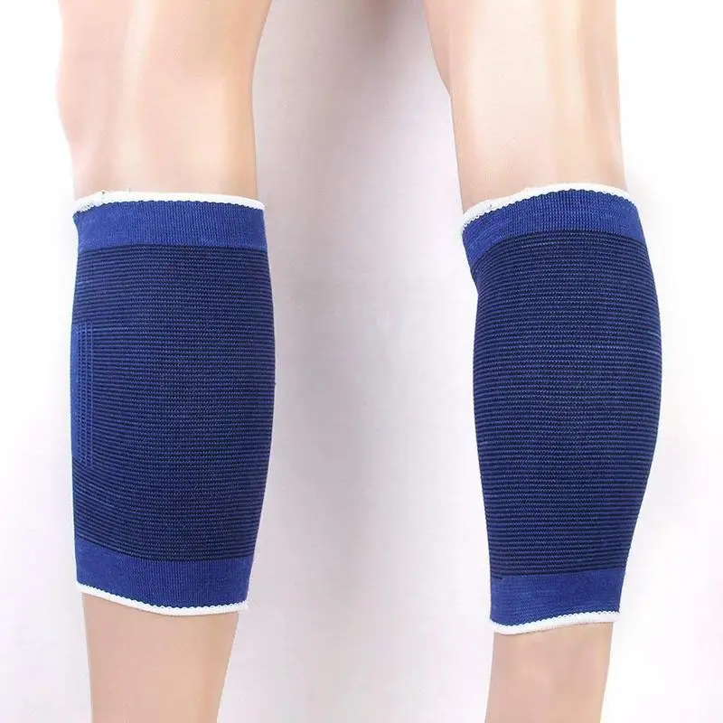 1 шт. Синие Трикотажные Наколенники для спорта на открытом воздухе, инструмент для защиты от артрита, эластичная повязка на колено, наколенники