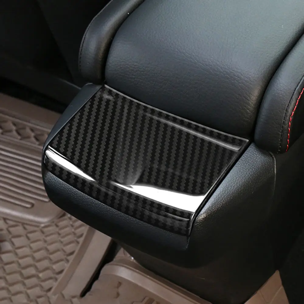 

CARBON FIBER PRINTED ARMREST BOX COVER MOLDING FOR HONDA CIVIC 2016 2017 2018 (SEDANS) ACCESSORIES CAR STYLING