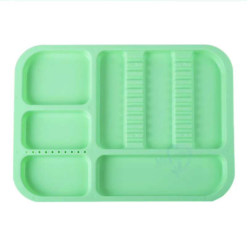 Dental de 135 Bandeja Autoclavável Graus Autoclavable Dividir Segregado Colocado Bandejas 1 Pçs 5 1 pçs bandeja autoclavável dental de 135