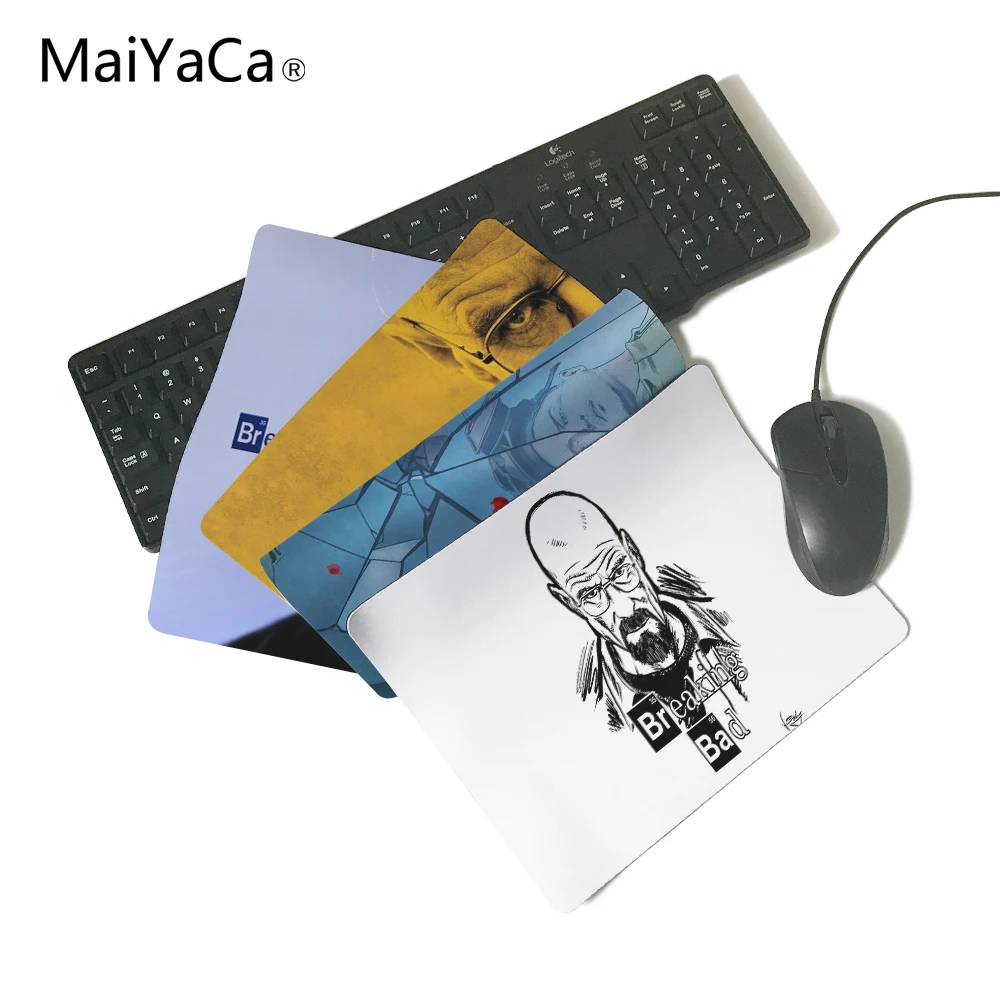 

MaiYaCa Breaking Bad Drawn Anti-Slip Rectangle Mouse Pad Customized Supported 220mmX180mmX2mm&250mmx290mmx2mm