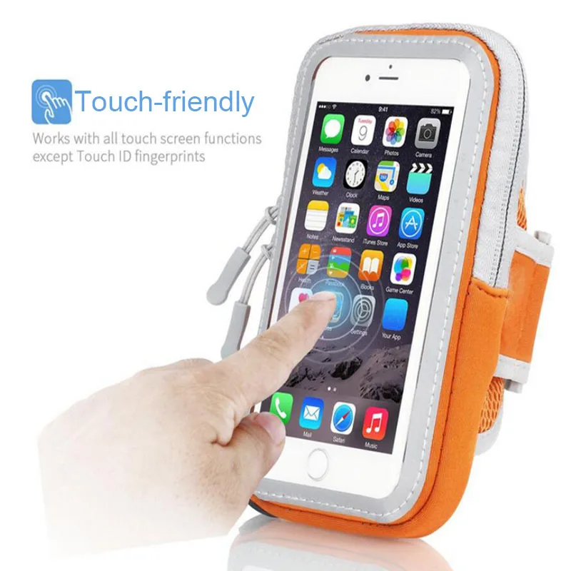 Сенсорный экран большой повязку мобильного телефона 4-6 дюймов спортивные с удобные дышащие arm чехол телефон сумка для 4-5,8 дюйма телефон