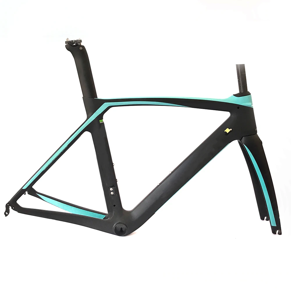 Excellent XR4 carbon fiber bike frame Aero road bicycle frame fork seatpost with 5D integrated handlebar 50 53 55 57 DPD XDB free tax 5