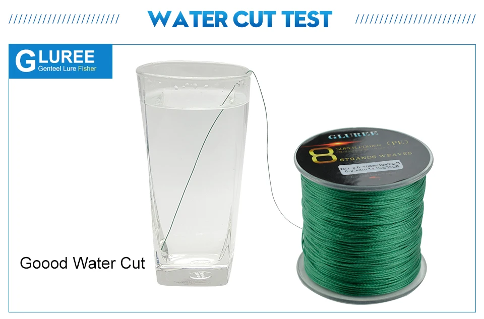 GLUREE 100M109Yards 8 Stands PE Line Braided Fishing Line 100% PE Multifilament Fishing Line Super Strong High Quality 22-78LB (13)