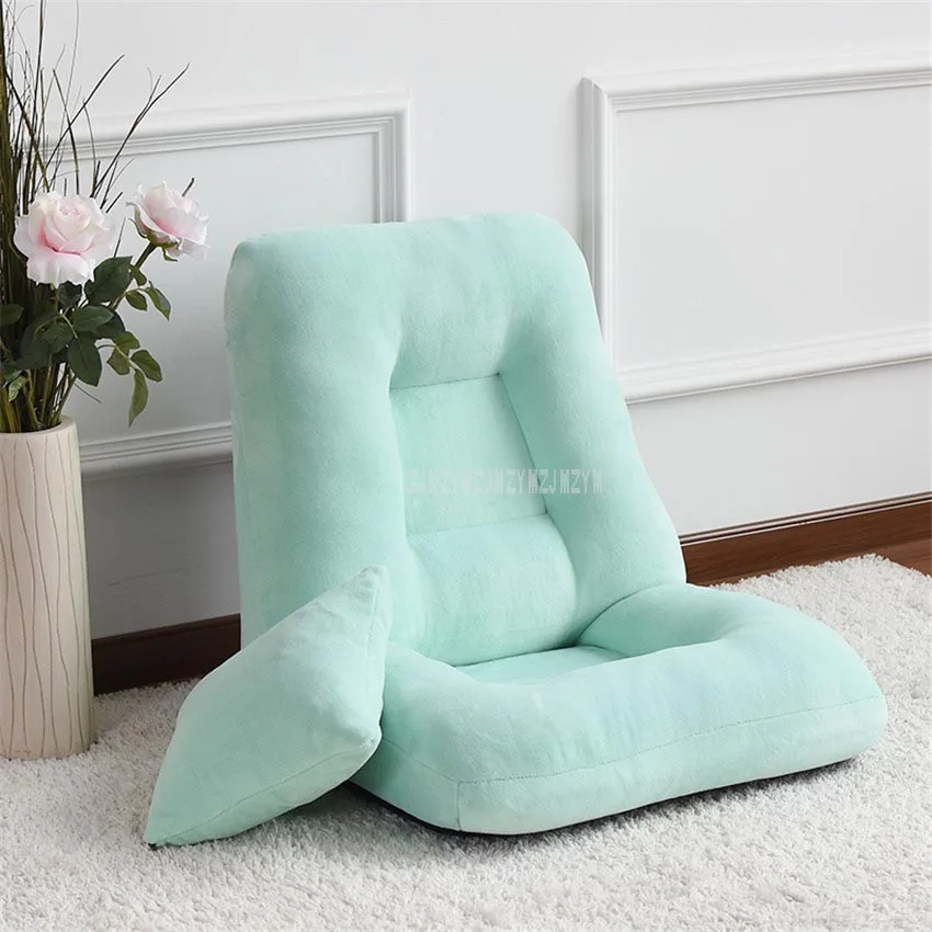 116 см шезлонг, кресло для отдыха, регулируемые сиденья для гостиной, спальни, складной мягкий складной диван-кровать, ленивый шезлонг, стул - Цвет: lake blue