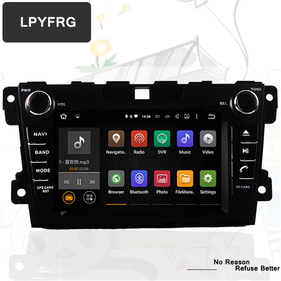 Top 2 Din Steering Wheel Android 9.0 Fit Mazda CX 7 Car DVD Player 8 Core 4G+64G GPS Navigation HD Screen Video 4G Wifi DAB Headunit 2 Top 2 Din Steering Wheel Android 9.0 Fit Mazda CX 7 Car DVD Player 8 Core 4G+64G GPS Navigation HD Screen Video 4G Wifi DAB Headunit 2