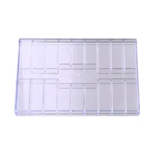 Пластиковый винтовой чехол, компоненты, коробка, 19 сеток, прозрачное Ювелирное кольцо, инструмент, электронные детали, контейнер для хранения, сделай сам, кнопка, Органайзер