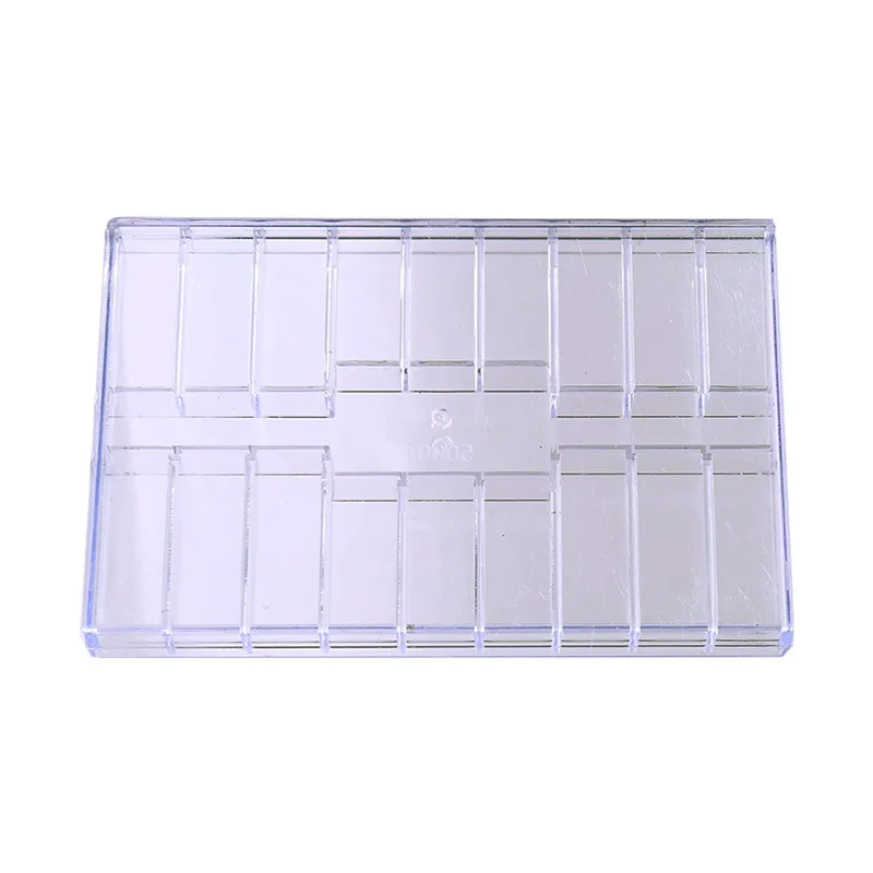 

Plastic screw case components box 19 grid transparent Jewelry Tool Ring Electronic Parts storage Container diy button organizer
