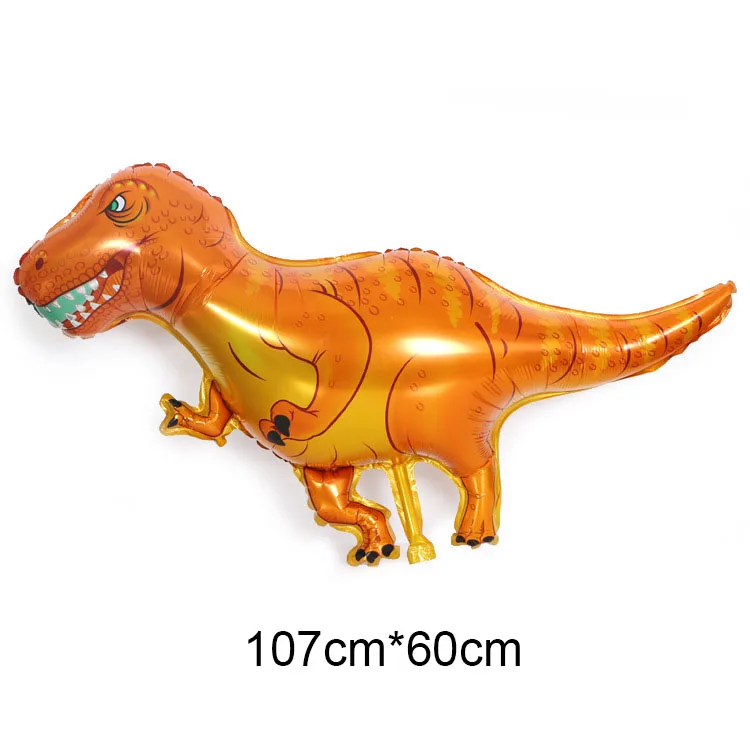 1 шт. гигантский динозавр Фольга Воздушный шар день рожденья для мальчиков украшения Детские Животные Динозавр юркского периода гелий Детские шарики - Цвет: B01