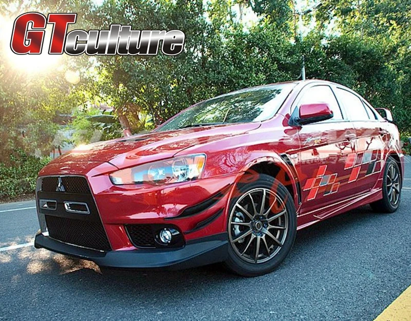 FOR CARBON FIBER Lancer Evolution EVO 10 X Varis Style Front Bumper