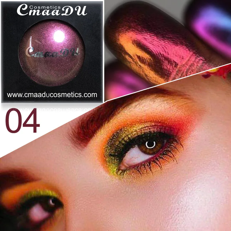 Cmaadu, разноцветные блестящие тени для век, рассыпчатая пудра, пигмент, косметика, бриллианты, свободные губы, глаза, сияющий макияж для женщин, красота, макияж - Цвет: 04